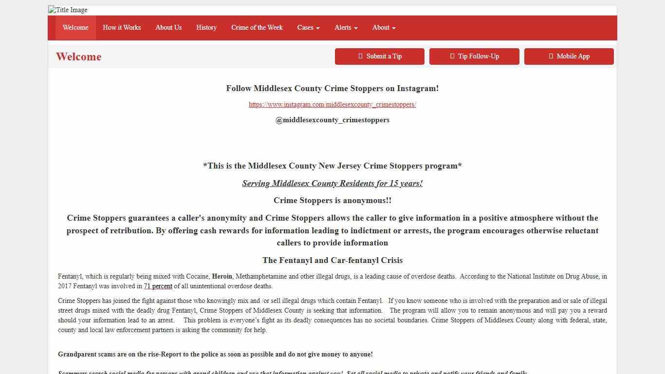 Middlesex County Crime Stoppers